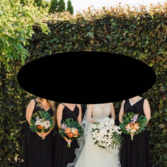 JJs House A-Line V-Neck Floor Length Chiffon with Lace back Bridesmaid Dress - Picture 5 of 8